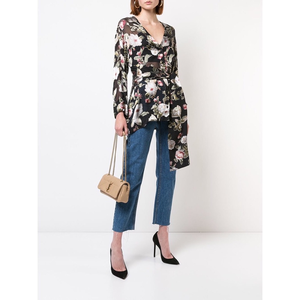 Alice & Olivia Rosario floral kimono top